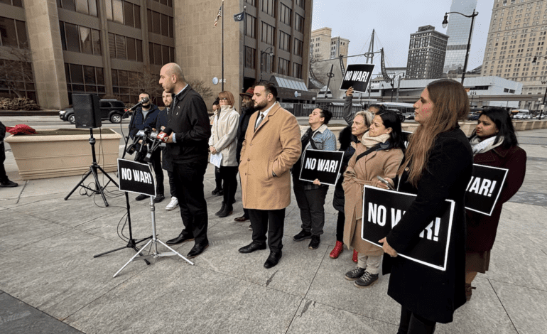 قياديّون‭ ‬في‭ ‬منطقة‭ ‬ديترويت‭ ‬يشجبون‭ ‬العدوان‭ ‬الأميركي–الإسرائيلي‭ ‬على‭ ‬إيران‭ .. ‬ويطالبون‭ ‬بالعودة‭ ‬إلى‭ ‬الدبلوماسية